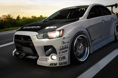 Mitsubishi Lancer Evo X, Car, Road   HD Wallpapers