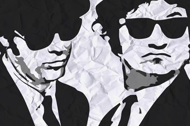 Paper Music Blues Brothers Musican Wallpapers