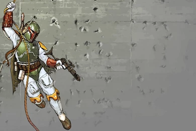 Boba Fett Comic Art   Wallpaper.