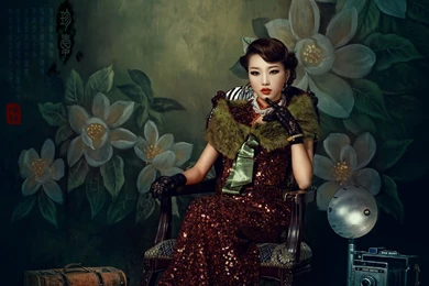 The Lantern Festival. Chinese Style Cheongsam Them － Chinese ...