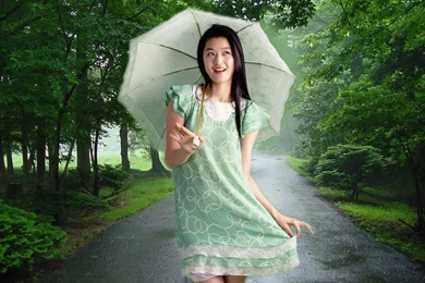 Jun Ji Hyun Umbrella HD