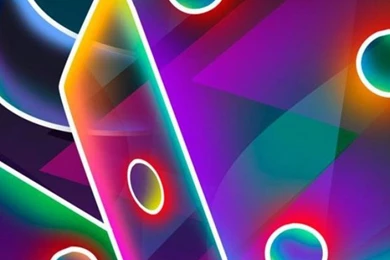 Download Wallpapers 750x1334 3d, Cube, Dice, Neon iPhone 6 HD ...