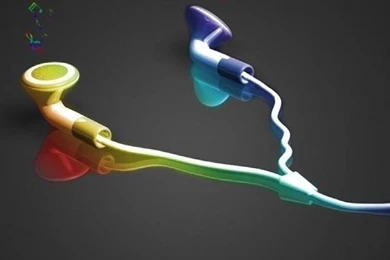 IWallpapers   Apple Headset iPhone 3D