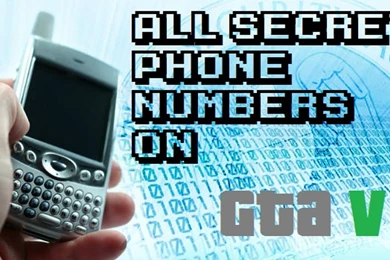 ALL " Secret " Phone Numbers On GTA V   YouTube