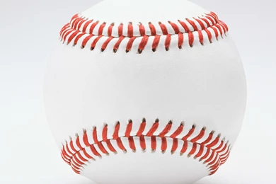 Download Wallpapers 2048x2048 Ball, White Background, Baseball New ...