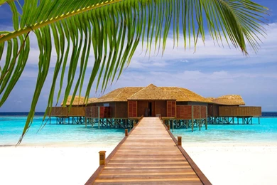 Caribbean Bungalows HD Desktop Wallpapers : Widescreen : High ...