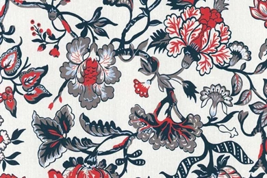 Decowunder Wallpapers Textile Wallpapers Flowers 299006 ...