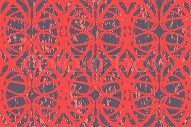 Pattern With Red Lines In Art Deco Style. Texture For Web, Print ...