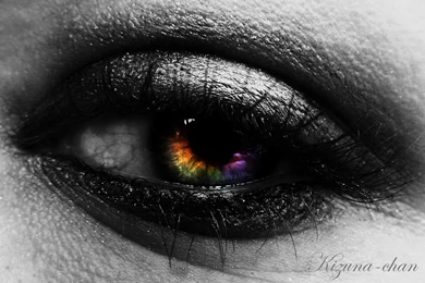 Dark Rainbow Eye Wallpapers From Eyes Wallpapers