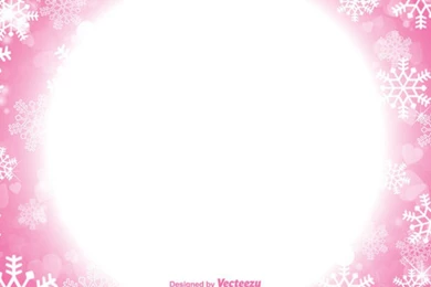 Free Vector Beautiful Pink Christmas Snowflake Backgrounds