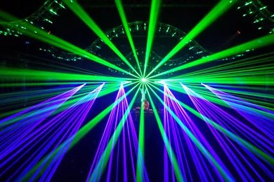 Laser Show Concert Lights Color Abstraction Psychedelic Wallpapers ...