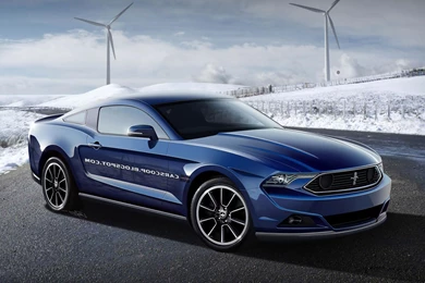 Ford Mustang Gt Black   Image