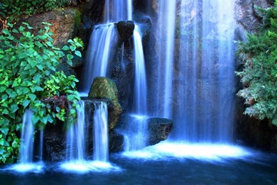 Wallpapers Bg Wallpapers Screensavers Tropic Waterfall