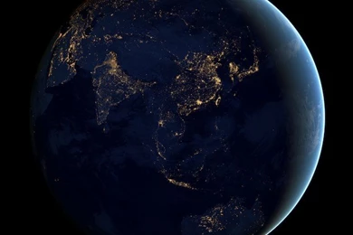 5 Incredible Wallpapers Of Earth At Night From A NASA Satellite