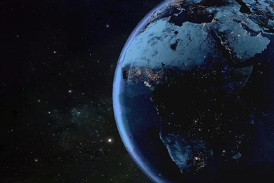 Earth At Night By Mrkmhtet On DeviantArt