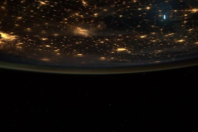 Night Lights Earth Space Wallpapers