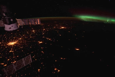 Earth From Space At Night Photo Wallpapers : Other Wallpapers ...