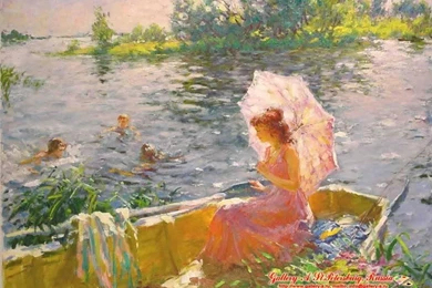 VICTORIAN BATH WALLPAPER (