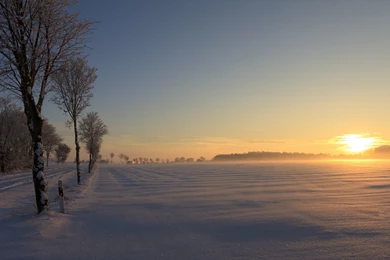 Winter Sunset Wallpapers » WallDevil   Best Free HD Desktop And ...