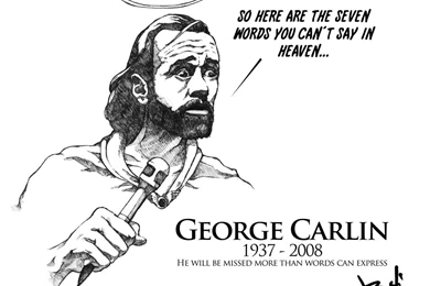 George Carlin Comm.   Hi Res By The biggest lebowski On DeviantArt