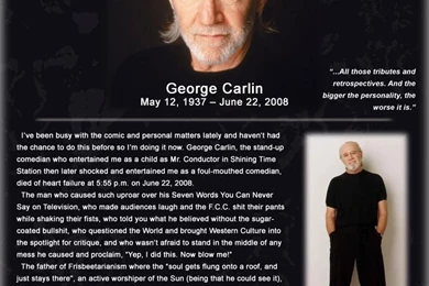 DeviantArt: More Like George Carlin By TomTrager