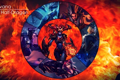 Shyvana The Half Dragon Wallpapers   League Of Legends Wallpapers ...