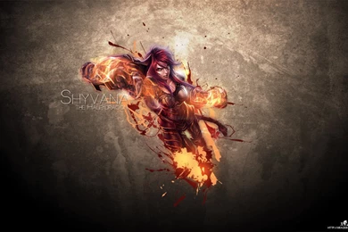 LoL   Iron Scale Shyvana Wallpapers HD By XRazerxD On DeviantArt