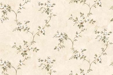 Cream Antique Floral Vine Wallpapers   Interior Home Decor