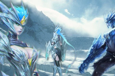 DeviantArt: More Like Ice Drake Shyvana Wallpapers UF (1920x1080 ...
