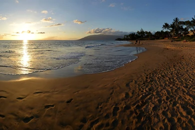 Coast Sea Scenery USA Maui Beach Sand Horizon Hawaii Nature ...