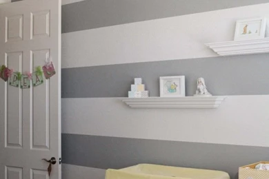 Thousands Of Ideas About Grey Striped Walls On Pinterest