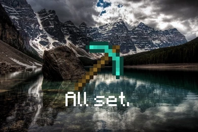 Wallpapers Minecraft House Hd 1366x768