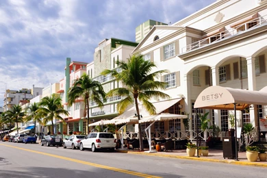 Download Wallpapers 3840x2400 Street, Shops, America, City Ultra HD ...