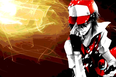 Pokemon HD Art: Red Pokemon Trainer By Animeker On DeviantArt