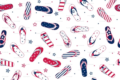 Stars, Stripes & Flip Flops   © Lucinda Wei Wallpapers   Lucindawei ...