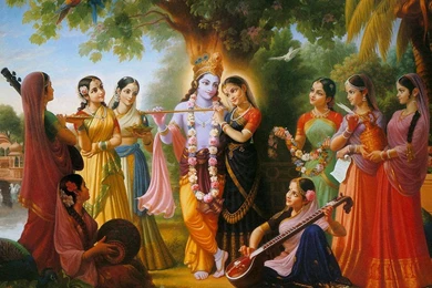 Radha Krishna Raslila Wallpapers Download