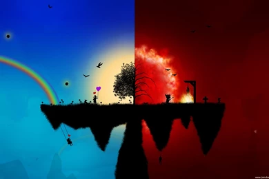 Heaven & Hell By Hubbak Wallpapers   (1920x1200) : Janubaba.com