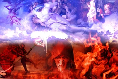 Image   Heaven And Hell Wallpapers 1wl9e.jpg   Gods Of Chaos ...