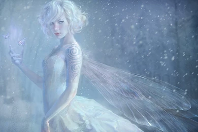 Snow Fairy Computer Wallpapers, Desktop Backgrounds