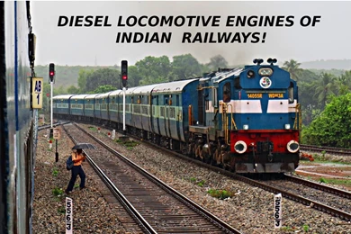 Indian Railways Diesel Locomotive: APU Fitted WDM3A A Day Of A ...