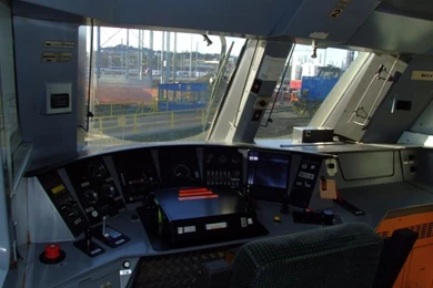 Indian Railway Engine Cabin