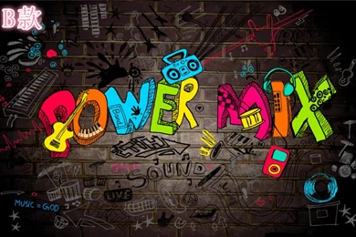 Aliexpress.com : Buy KTV Clubs Bar Fashionable Note Backdrop ...