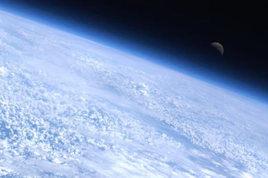 EARTH FROM SPACE WALLPAPER   (