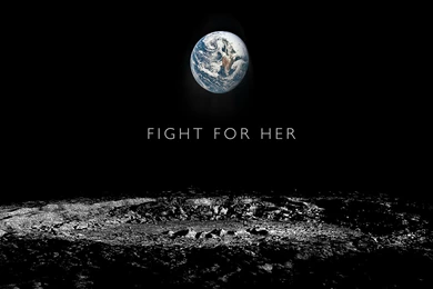 Fight For Mother Earth Moon View Desktop Wallpapers