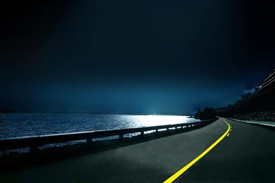 Cities Long Road Free PPT Backgrounds For Your PowerPoint Templates