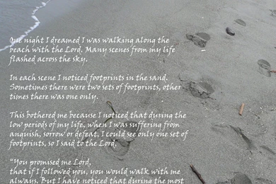 Footprints In The Sand Myrtle Beach