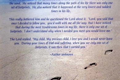 Footprints Love Quotes. QuotesGram