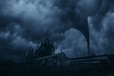 Tornado With Lightning Wallpapers Free