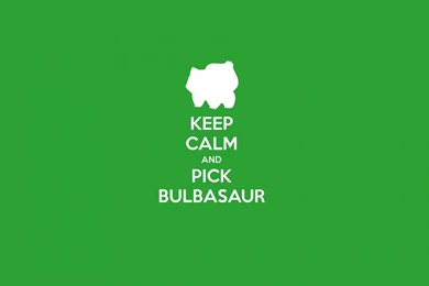 Pokemon Video Games Bulbasaur Keep Calm And Wallpapers