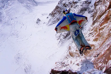 Base Jumping Jump Fly Flight Extreme Dive Diving Sky (1) Wallpapers ...